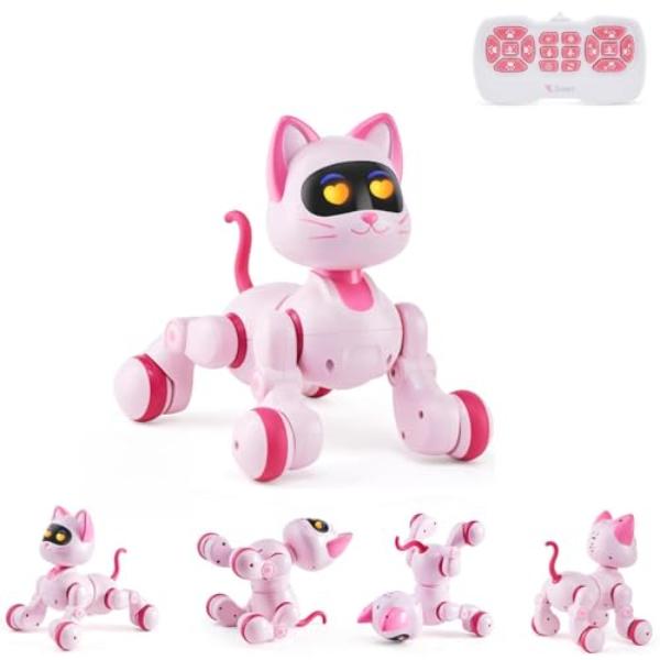 NT87311 VEVOR Remote Control Robot Cat Toys, Programmable Smart Interactive Robotic Pet for Kids with Touch Control