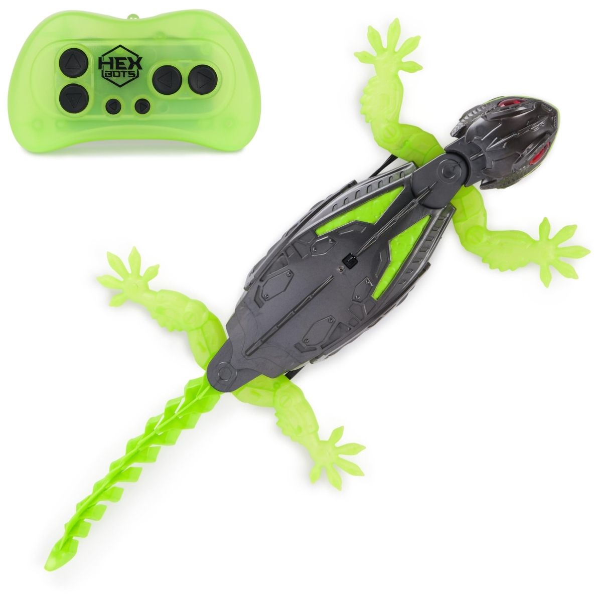 NT87913 HEX BOTS Wall Crawler Gecko Rechargeable Remote Control Robot Kids Toys