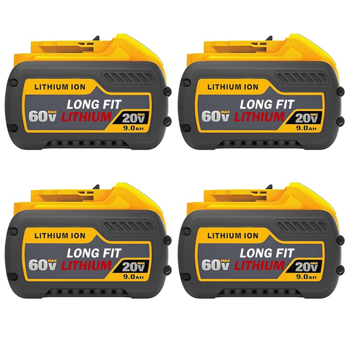 NT88054 LONG FIT 9.0Ah Battery for Dewalt 20V-60V Power Tools