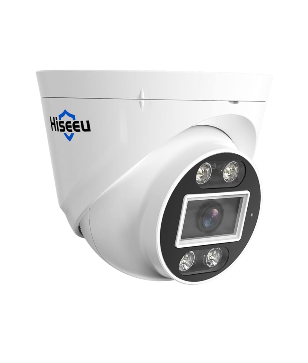 NT84941 Hiseeu 5MP PoE Security Camera with 121 Deg Wide Angle & Color Night Vision