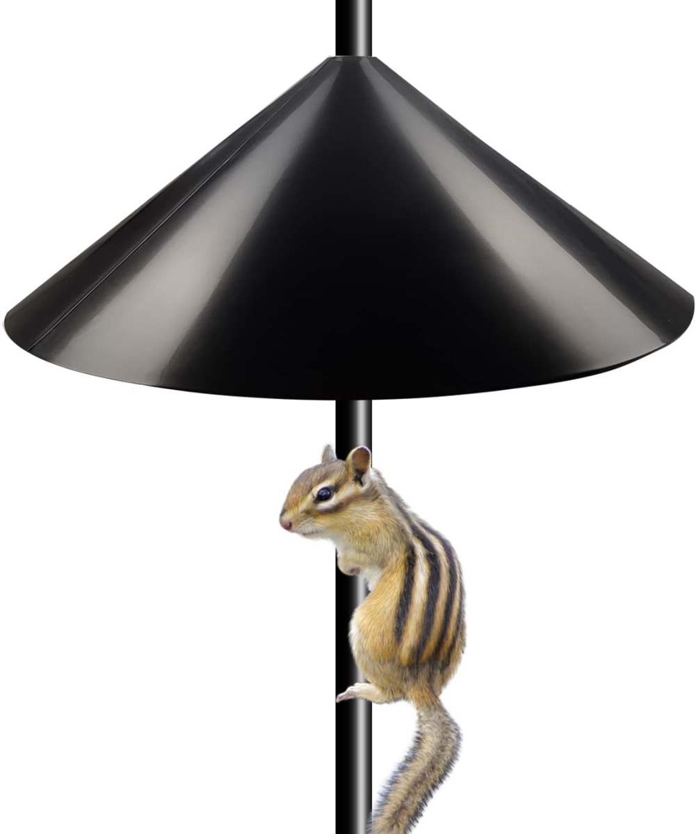 NT85640 Garbuildman Squirrel Baffle for Bird Feeder Pole, Outdoor Pole Mount Bird House Guard, 19 in. Diameter