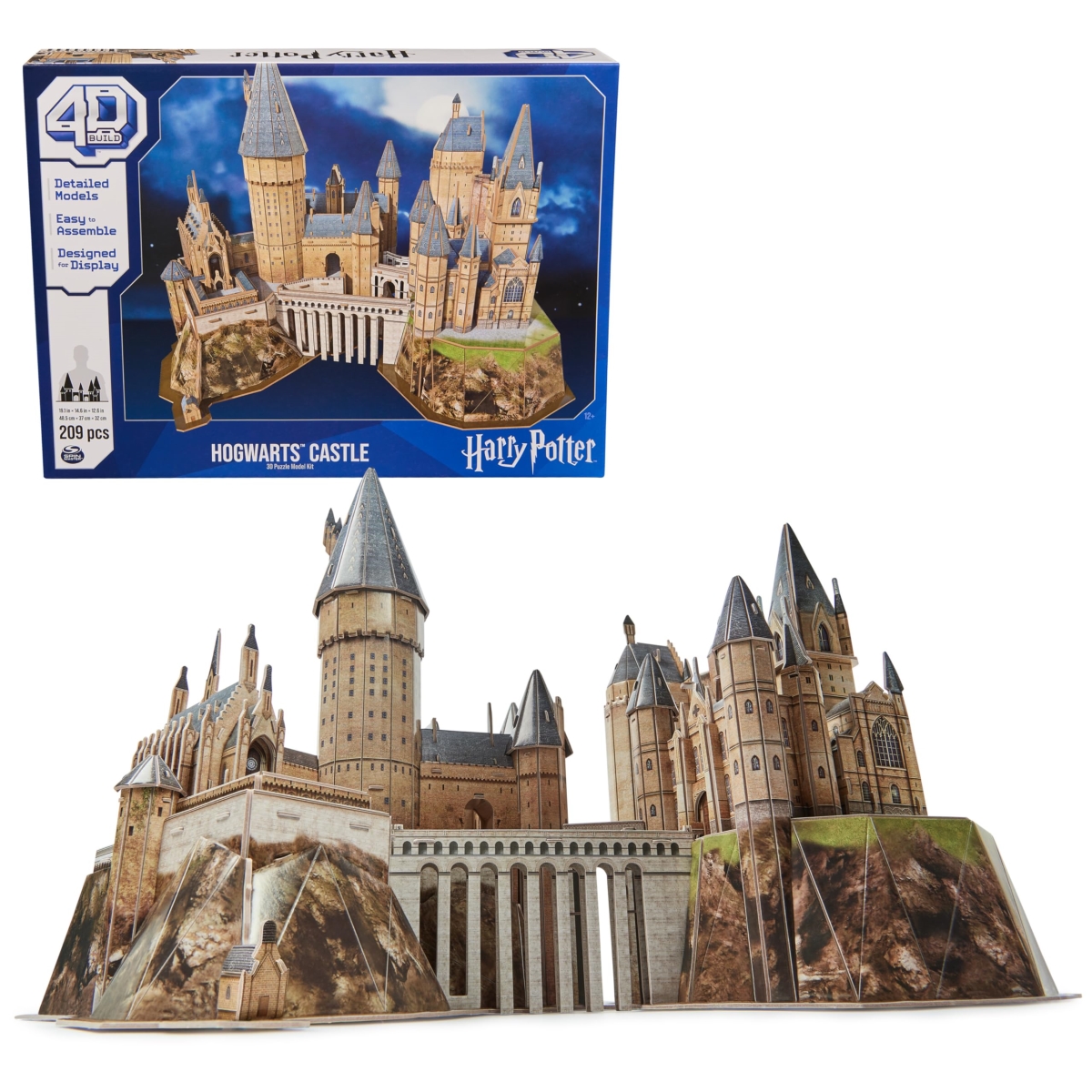 NT85857 4D Harry Potter Hogwarts Castle 3D Puzzle Model Kit - 209 Piece