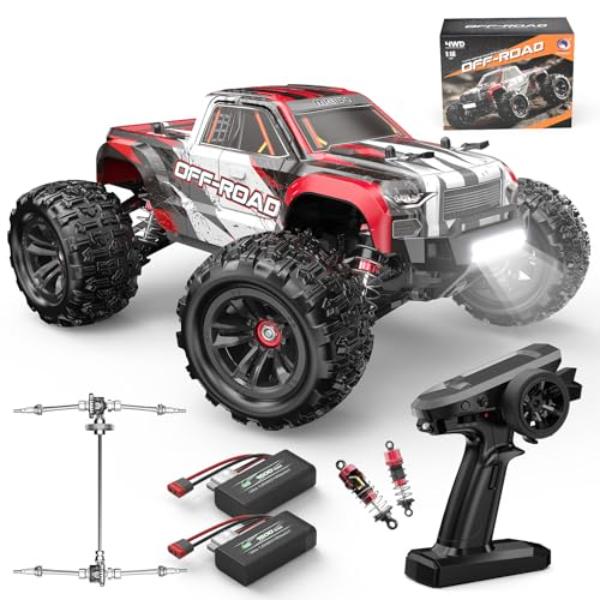 MEW4 1-16 Scale 4X4 Remote Control Offroad Truck - RTR Durable Beginner Remote Control Car, High Speed 38 KMH, Remote Control Monster Truck
