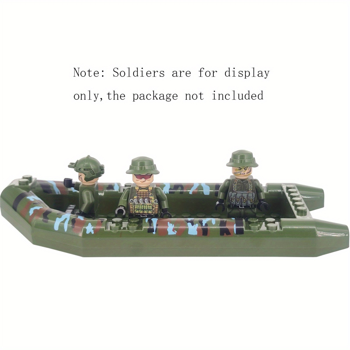 NT30974 2 Color Kayak Assembly Building Blocks Toys