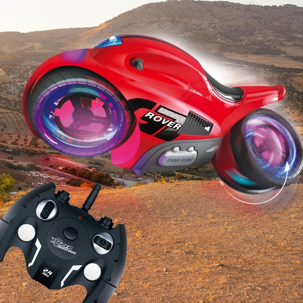 NT30982 2.4Ghz 1-12 Scale Four-way Remote Control Drifting Motorcycle with Lights & Music