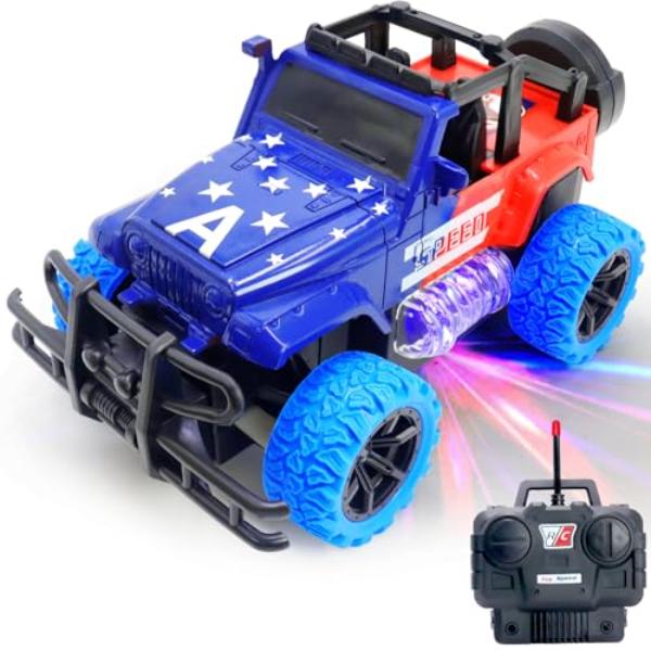NT88023 Remote Control Car Off-Road Racing Toys, 1-20 Scale Remote Control Monster Truck with LED Headlights