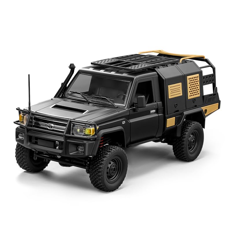 NT88110 1-12 Scale MN-82S LC79 RTR 4x4 Remote Control Crawler Truck with LED Lights - Black