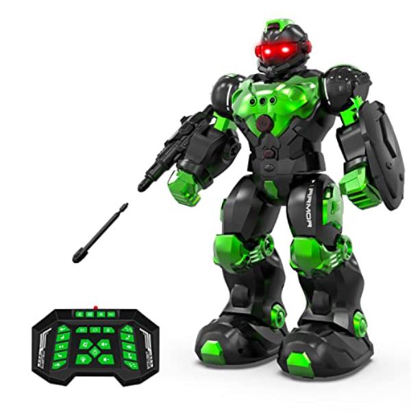 NT83964 STEMTRON Programmable Robot Toys with Remote Control & Gesture Sensing - Green