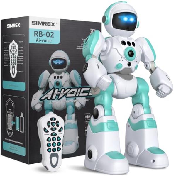 NT84504 Kids Programmable Remote Control Robot Toys with Voice, Music, Dance & Gesture Control