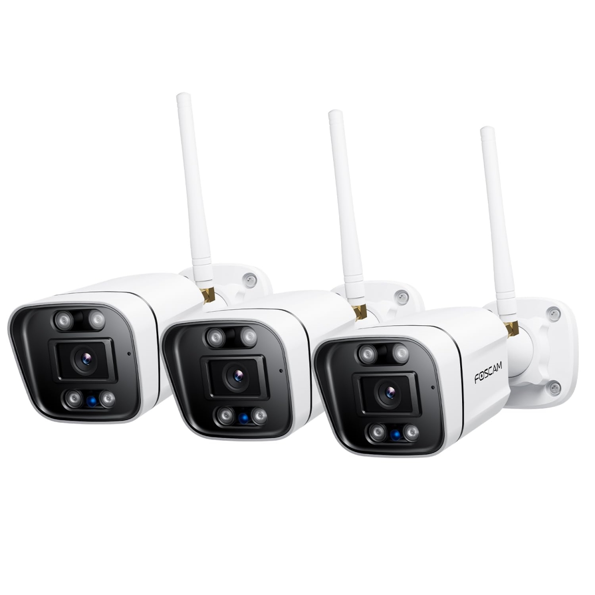 NT84618 66 ft. FOSCAM 3K 5MP Wireless Outdoor Security Camera with AI Detection & Night Vision