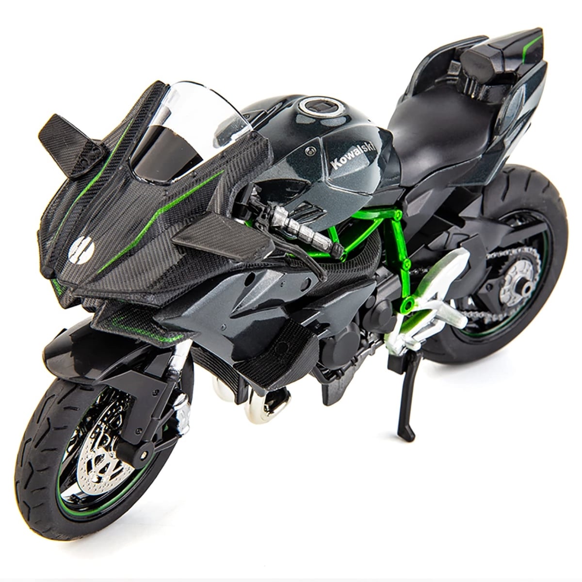 NT84693 BDTCTK 1-12 Scale Kawasaki Ninja H2R Motorcycle DieCast Model - Black