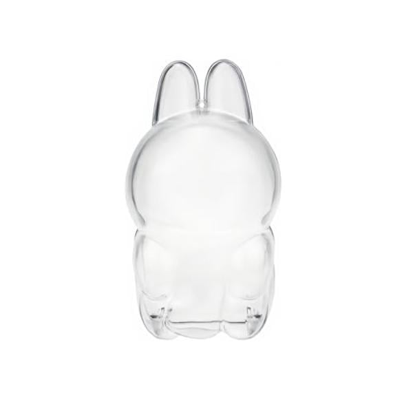 NT85082 Protective Case for LABUBU Sitting COLA, Clear Acrylic Display Box with Silicone Strap
