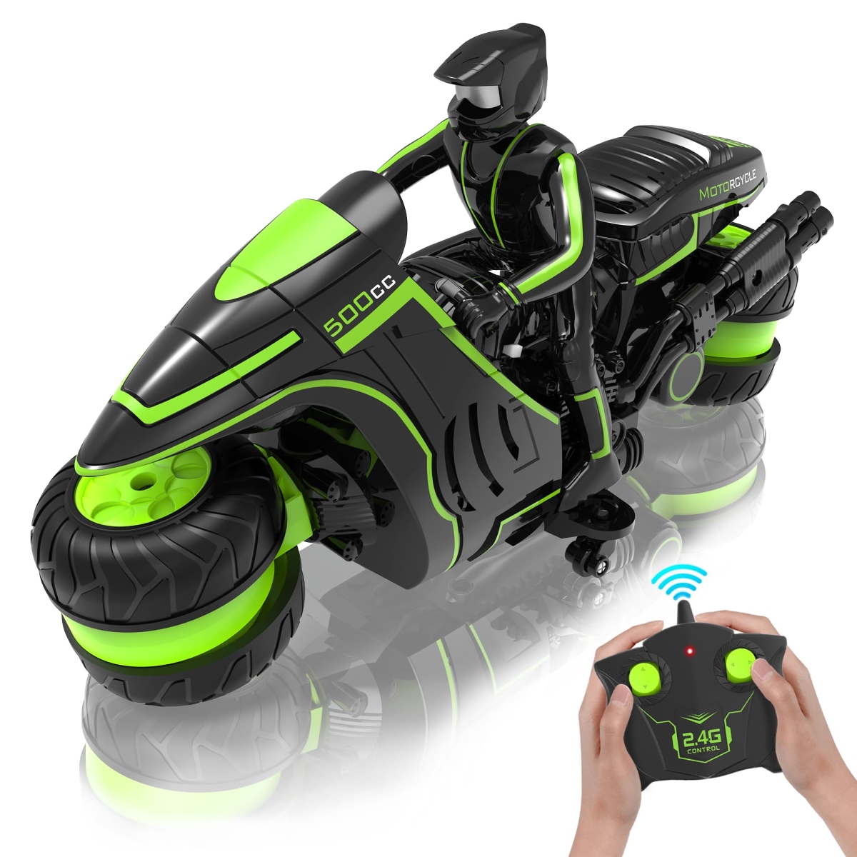 NT85319 Eulogia Remote Control Motorcycle with Rechargeable Battery