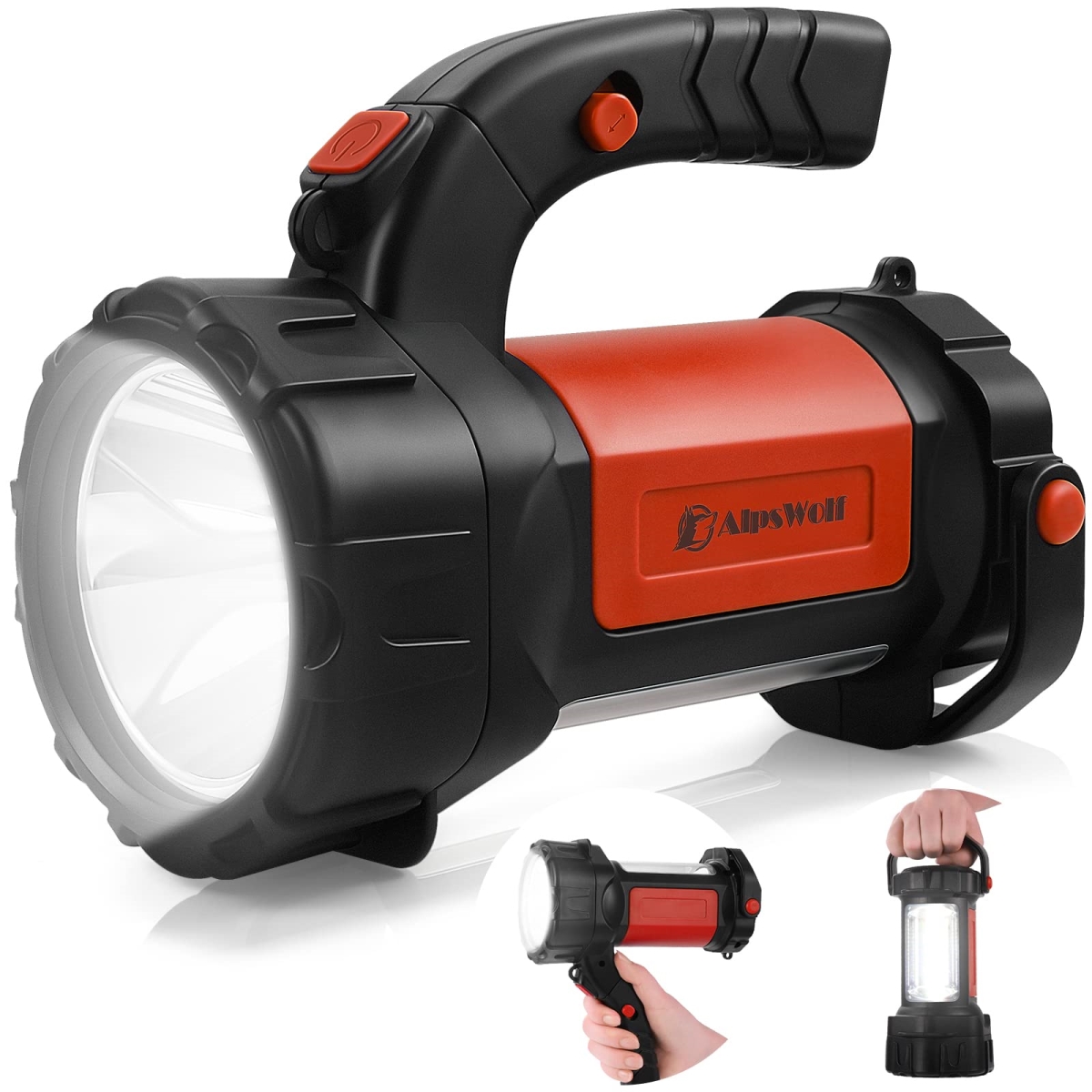 NT85447 Camping Lantern Rechargeable, AlpsWolf LED Flashlights Spotlight Lantern with 800lm, Portable Bright Light