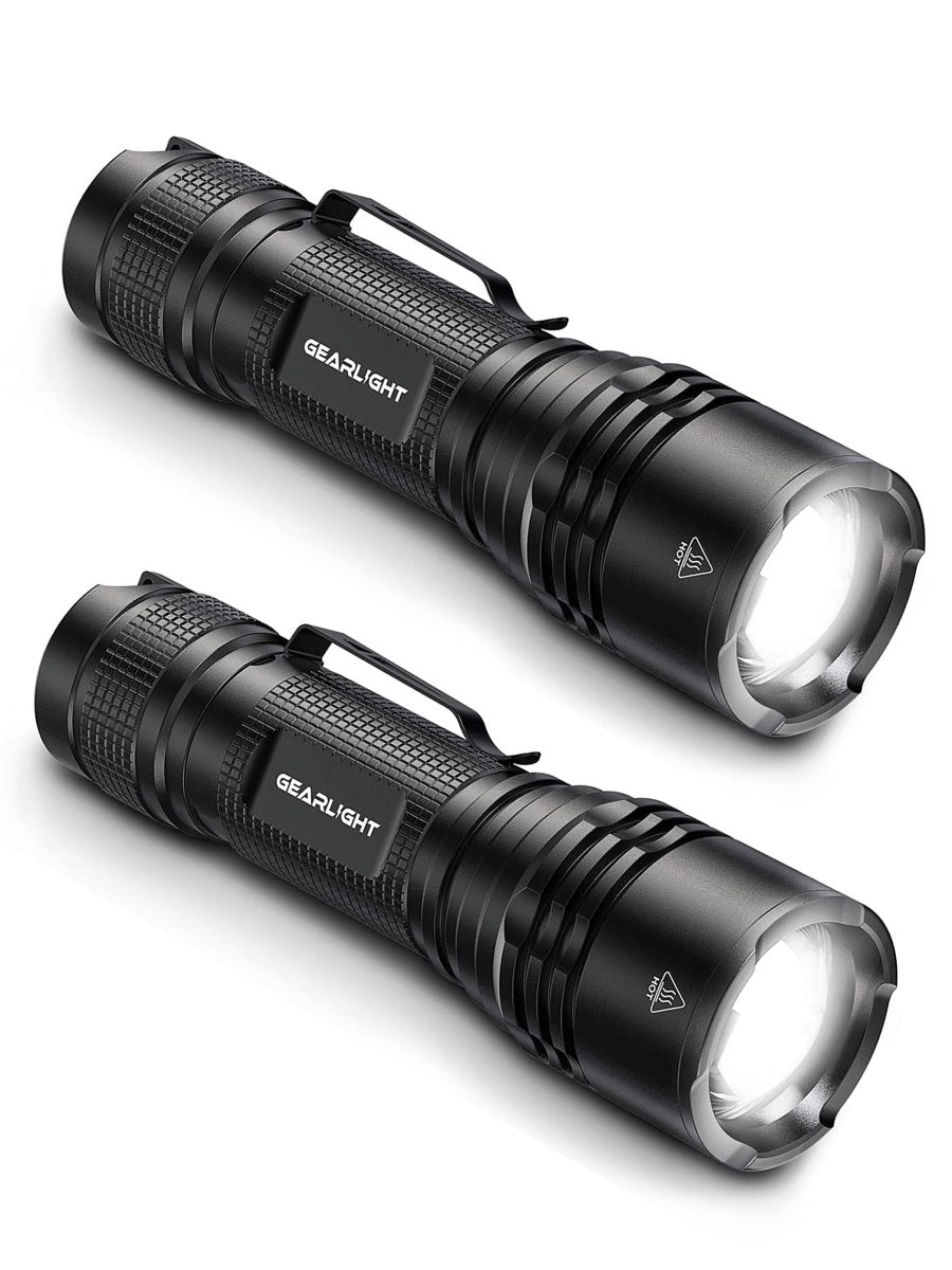 NT85673 Gear Light LED Tactical Flashlights High Lumens - Compact Emergency Flashlight