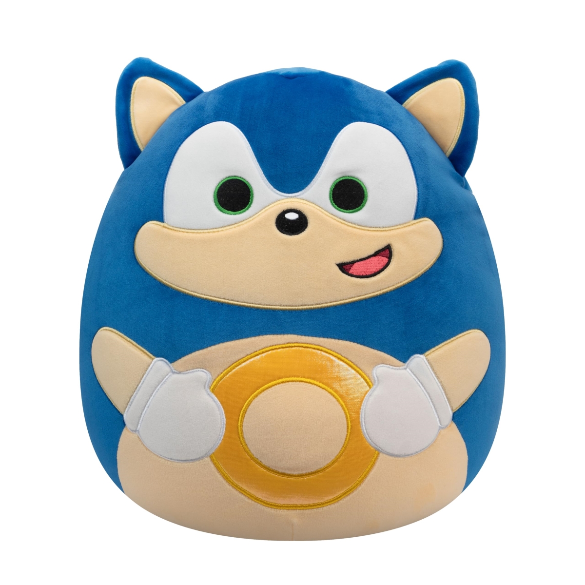 NT85725 14 in. Sonic The Hedgehog Plush - Sonic Holding Gold Rings - Large