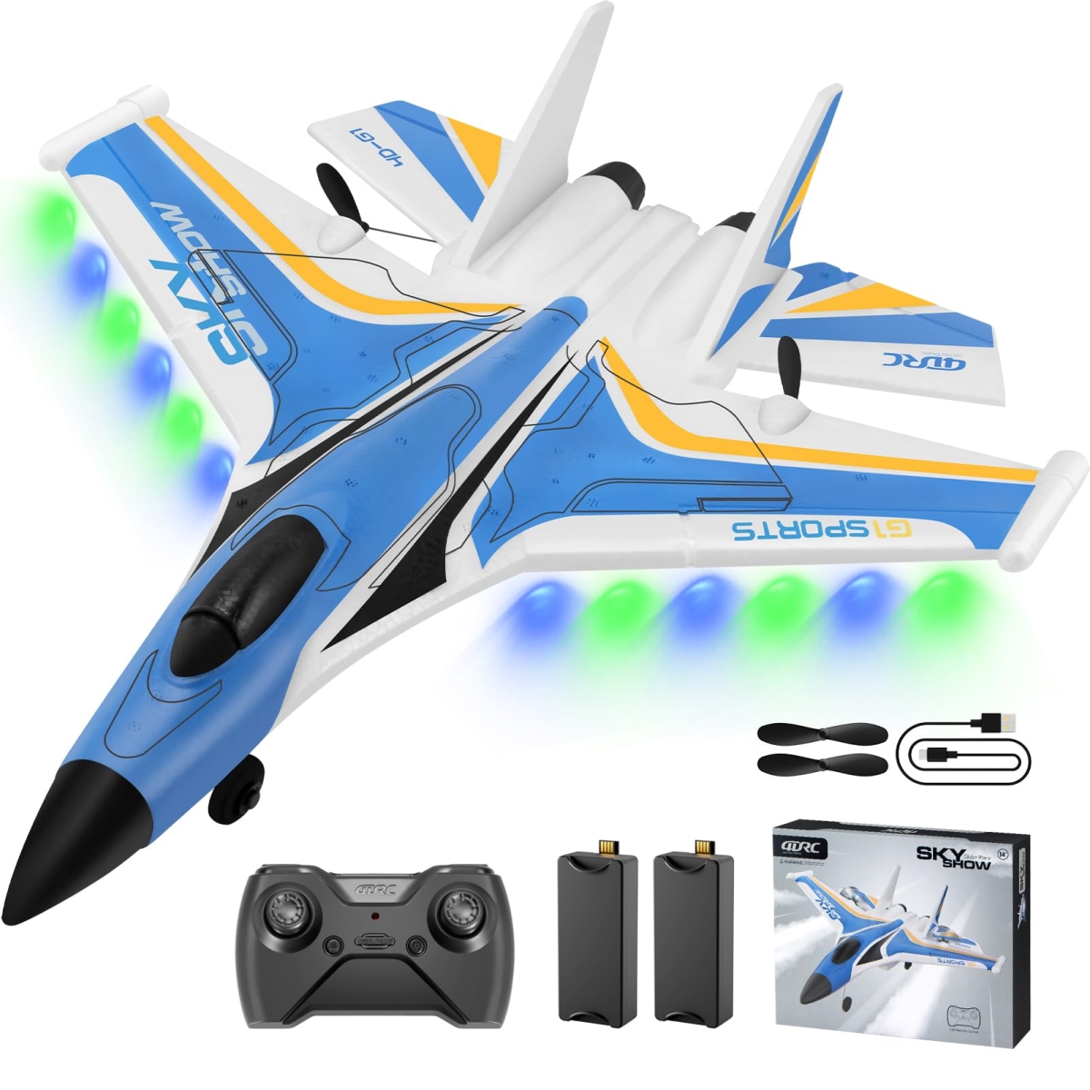 NT86052 4DRC G1 Remote Control Plane, 2.4 Ghz 4 Channel 6-axis Gyro Stabilizer RTF Glider