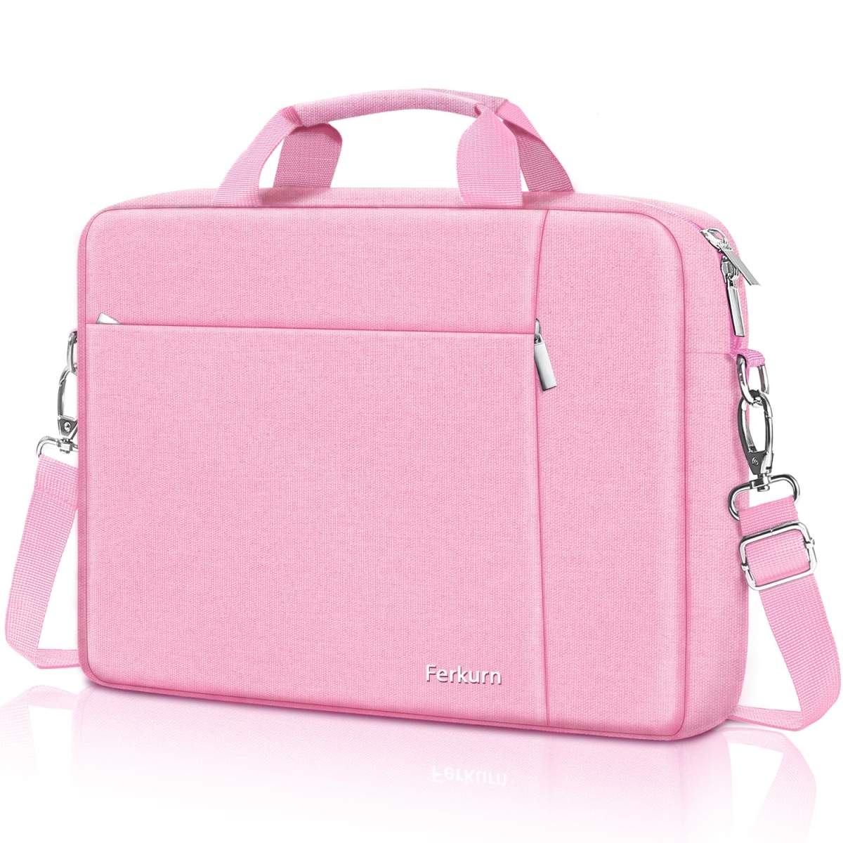 NT86552 Ferkurn Laptop Bag Case for 17 to 17.3 in. Laptops, Pink