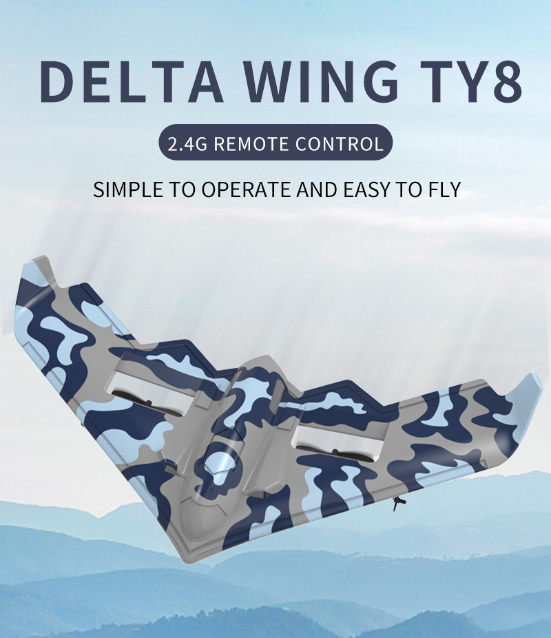 NT31022 2.4 GHz Remote-controlled Fixed-wing UAV Fighter EPP Aircraft Toy