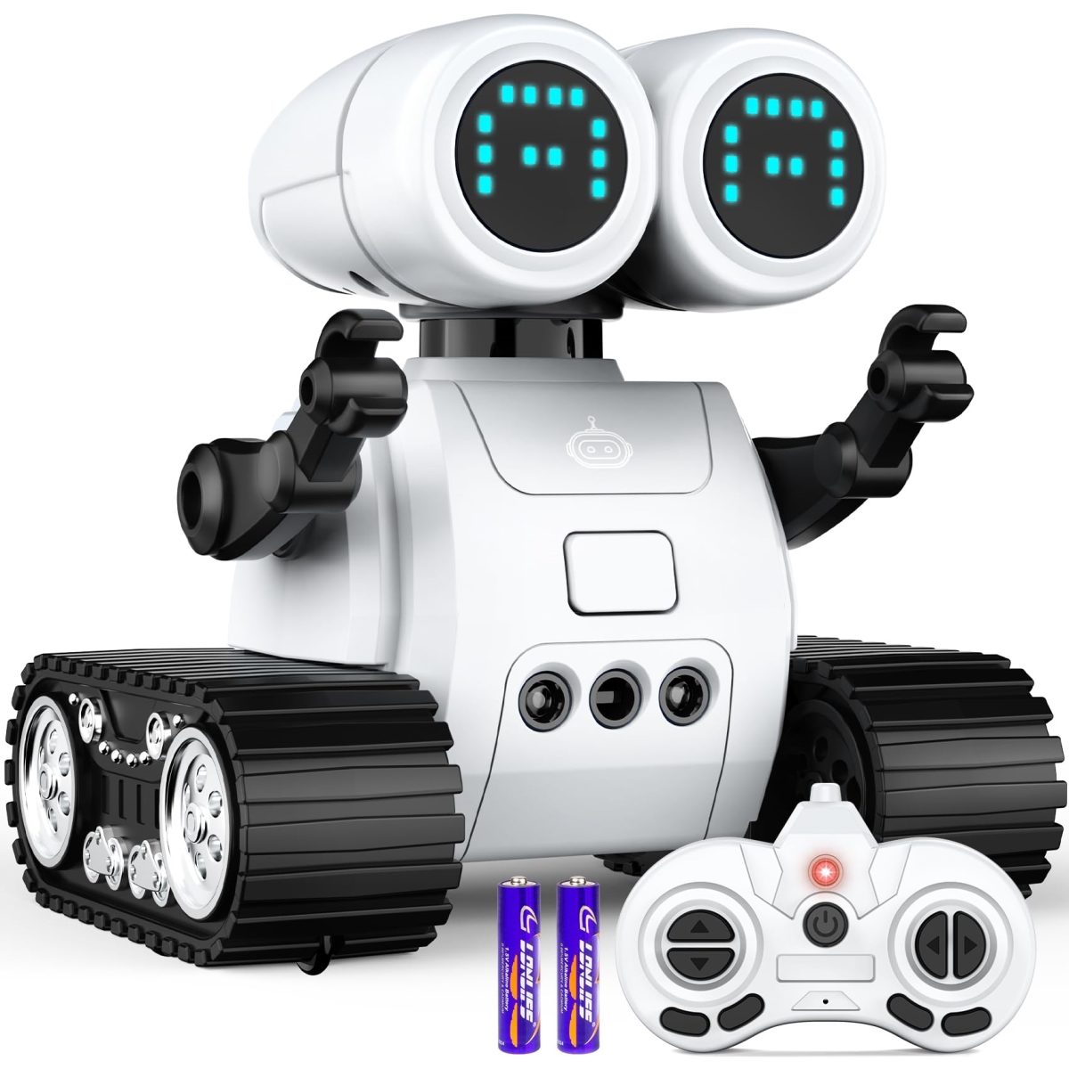 NT86751 Hamourd Robot Toys for Kids with Walkie-Talkie, Gesture Sensing, Programming, Dance, Music & LED Eyes