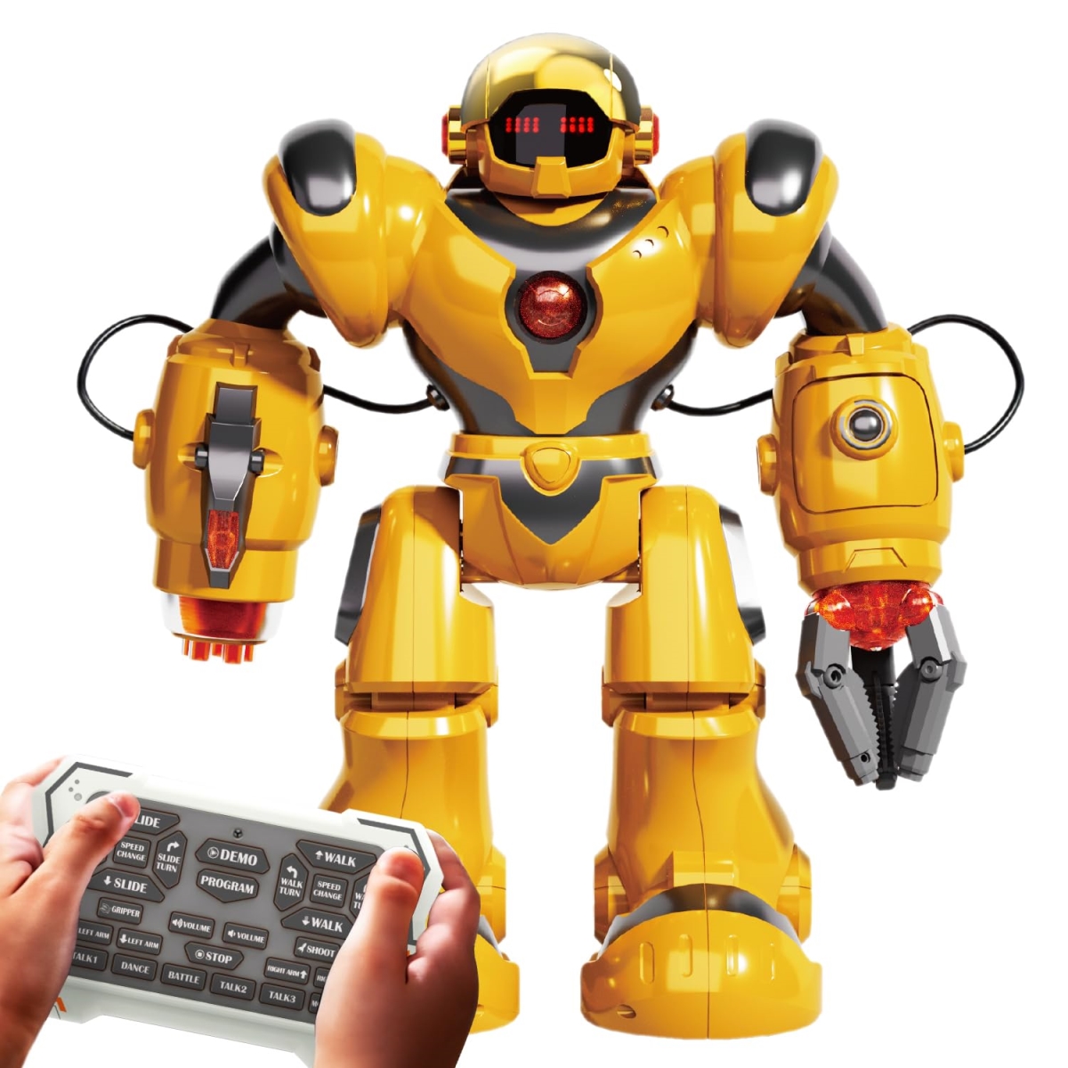 NT87119 BEZGAR Robot Toys for Kids 3-12 - Programmable Remote Control Robot with 22 Actions & 78 Expressions