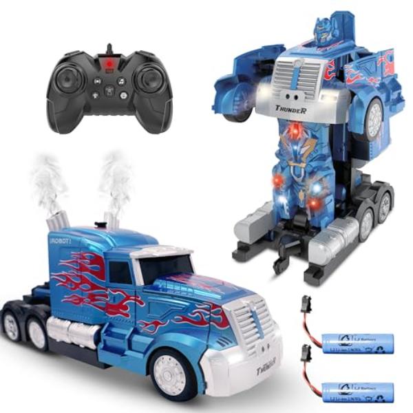 NT87700 Kids Transforming Robot Remote Control Truck Remote Control Car