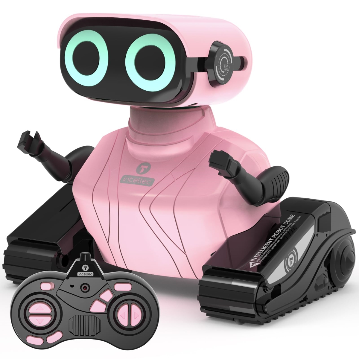 NT87808 GILOBABY Remote Control Robot Toys for Kids with LED Eyes, Dance Moves & Music - Pink