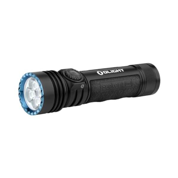NT83890 OLIGHT Seeker 4 Pro Rechargeable Flashlights, 4600 Lumens, Matte Black & Neutral White