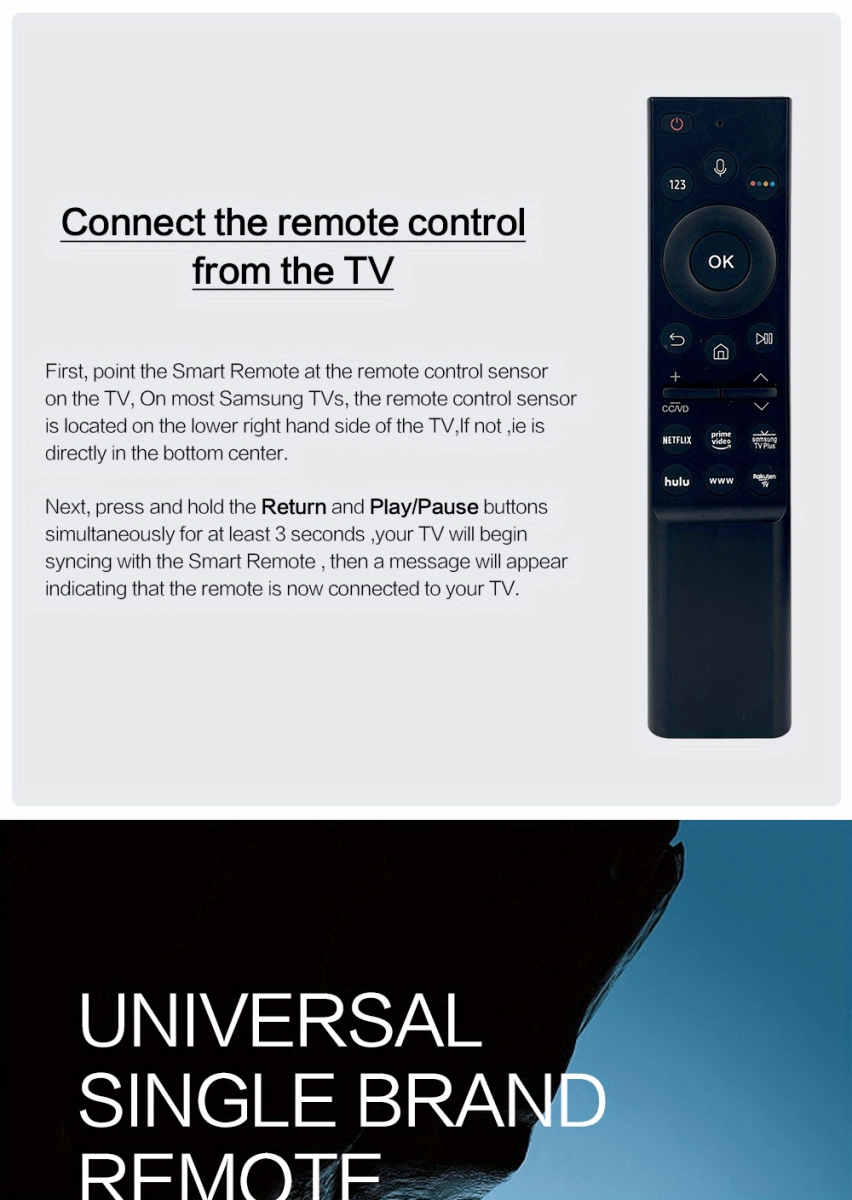 NT31045 2022 BN59 01385A TV Remote Control for Smart TV