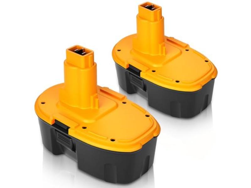 NT84265 4500 mAh Replacement Battery for Dewalt 18V NiMH Compatible with Dewalt 18 Volt XPR Cordless Tools, Orange - Pack of 2