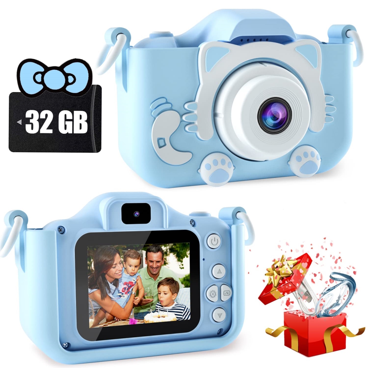 NT84703 Kids Digital Camera for Toddlers to 12 Year Old