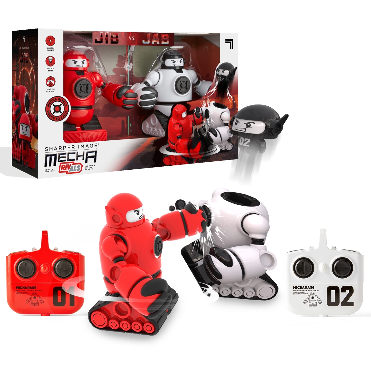 NT84984 Mecha Rivals Remote Control Battle Robots Set