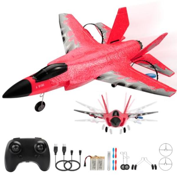 NT85166 F-35 Remote Control Plane, 2.4 Ghz Remote Control Airplane with 6-axis Gyro Stabilizer