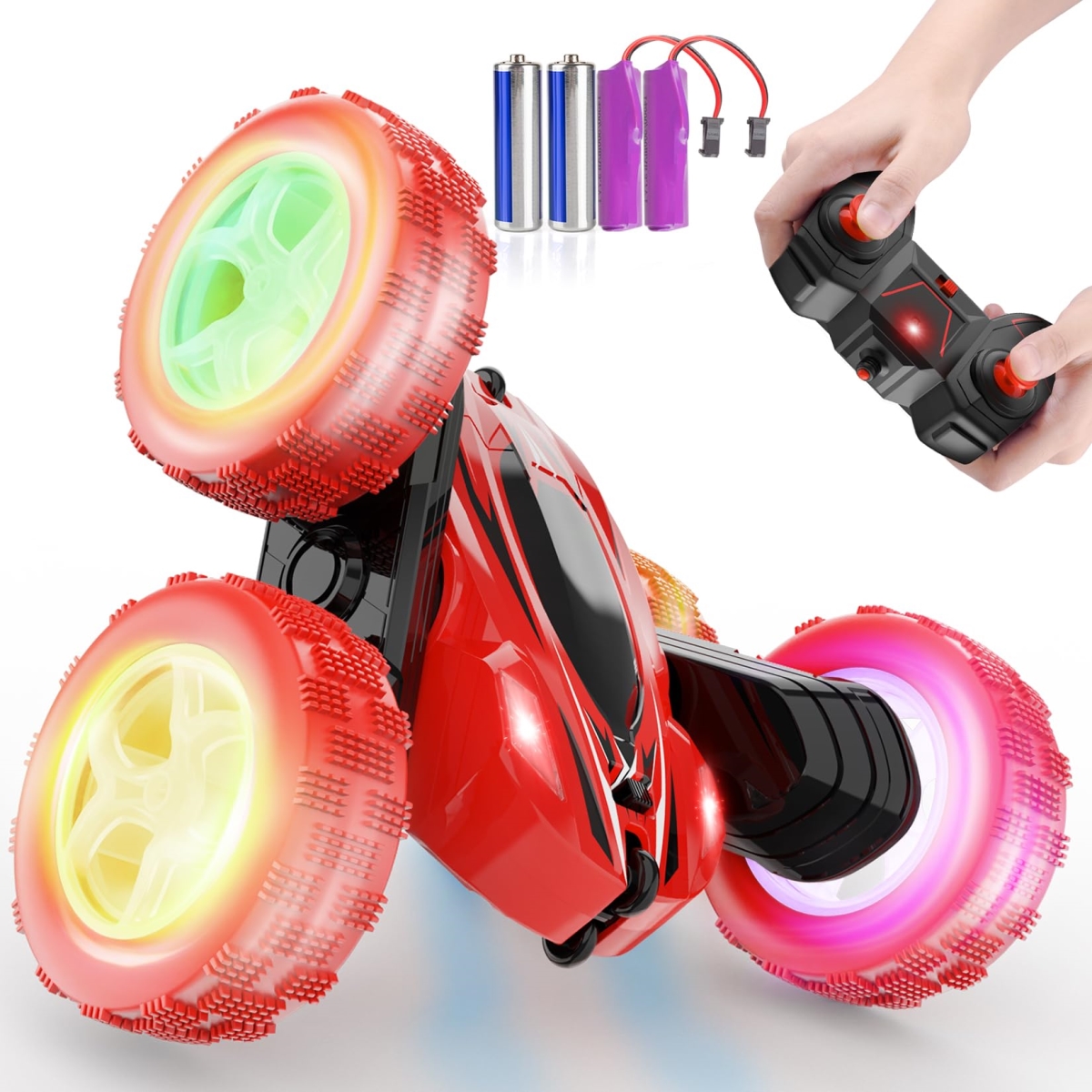 NT85311 Remote Control Car, 2.4 Ghz 4WD Fast Remote Control Car, Double Sided 360 Deg Rotating-Monster Truck