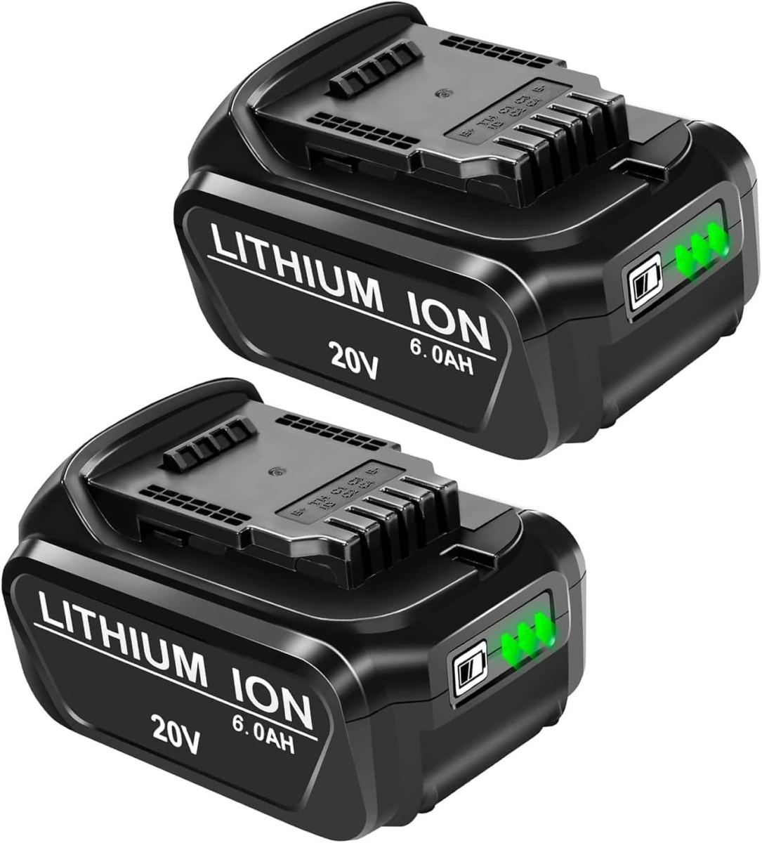 NT85405 20V 6.0Ah Replacement Battery for Dewalt 20V Max Cordless Power Tools - Pack of 2