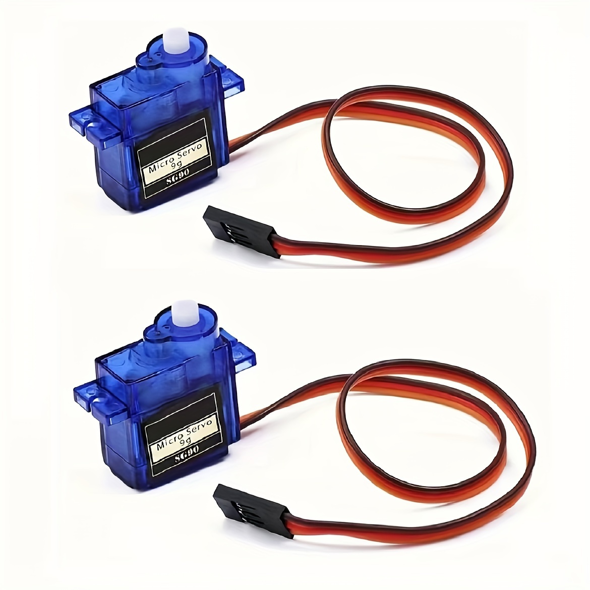 NT31076 180 deg SG90 Micro 9G Servo System Gear Motor Kit for Remote Control Robot Helicopter, 2 Piece