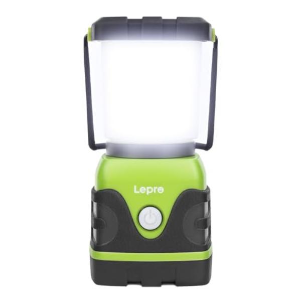 NT86404 LE 1500LM Battery Powered LED Camping Lantern, Waterproof Tent Light with 4 Modes, Portable Flashlights