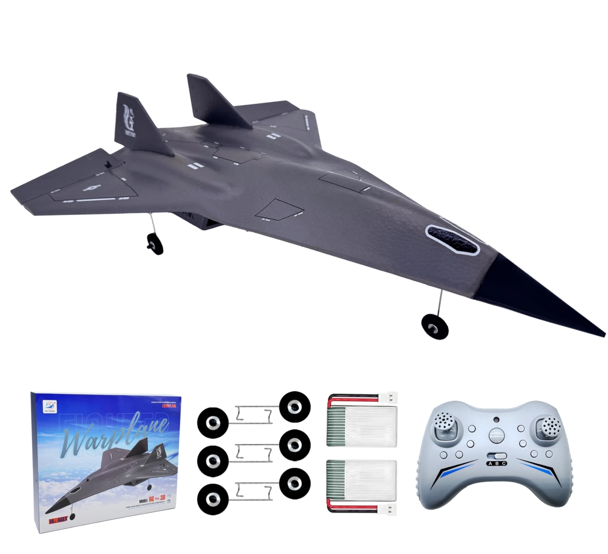 NT86898 SR-72 Remote Control Plane with 4 Channel Remote Control & 2.4 Ghz 6-axis Gyro Stabilizer