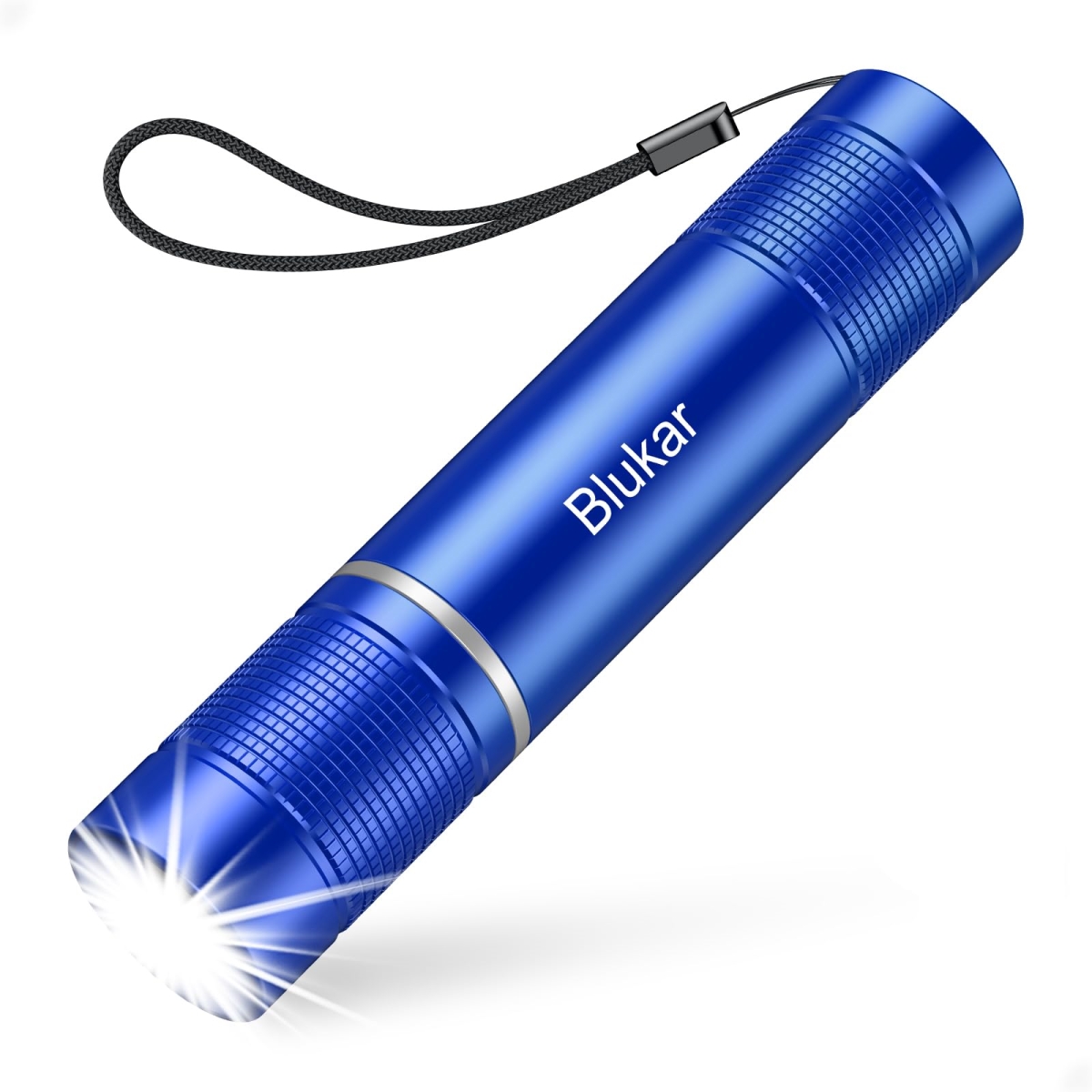 NT87443 Rechargeable High Lumens Flashlights, Super Bright LED, Zoomable, Adjustable Brightness, Long Lasting - Blue