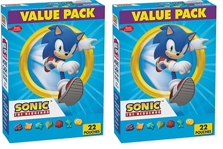 NT87576 Crocker Sonic Fruit Flavored Snacks - 22 Count - Pack of 2