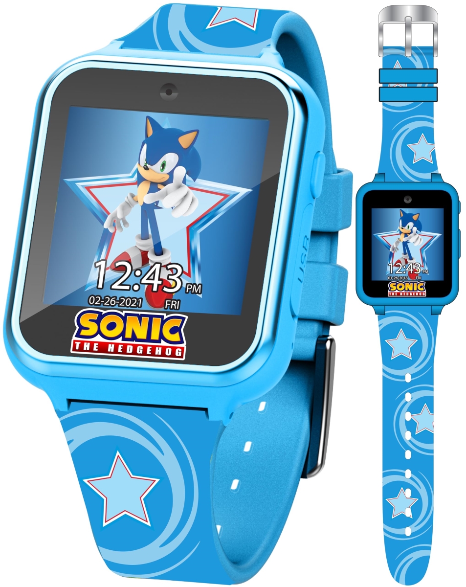 NT87631 Kids SEGA Sonic The Hedgehog Blue Educational Touchscreen Smart Watch Toys
