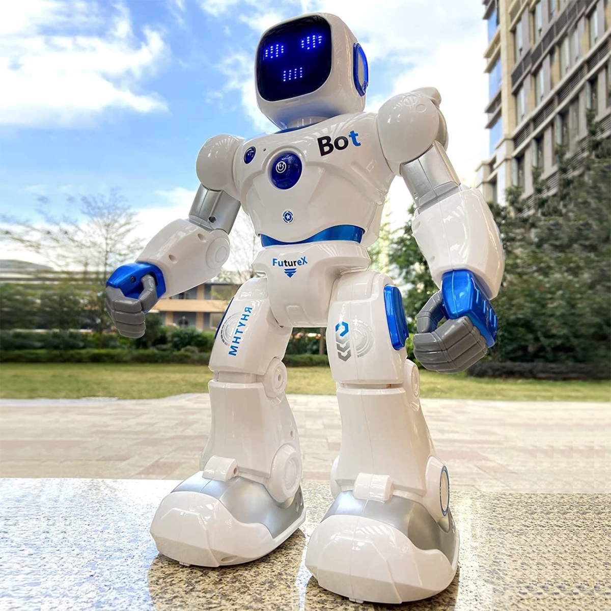 NT84314 Ruko 1088 Programmable Interactive Remote Control Robot with Voice & APP Control for Kids