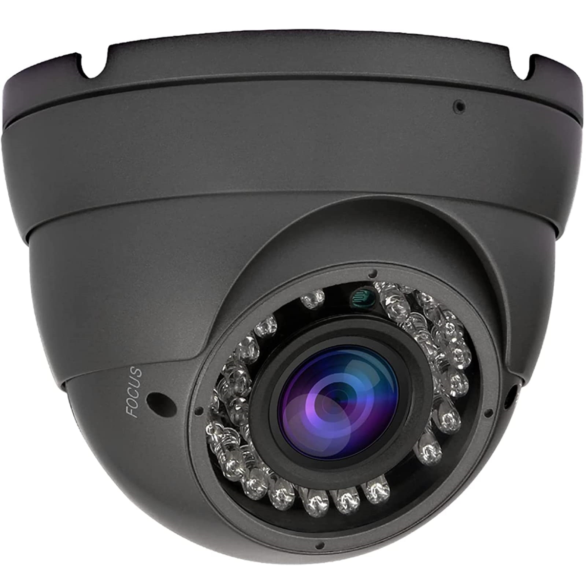 NT85105 Anpviz Analog CCTV Camera HD 1080P 4-in-1 Security Dome Camera, 2.8 mm - 12 mm Varifocal Lens, Weatherproof Metal Housing - Gray