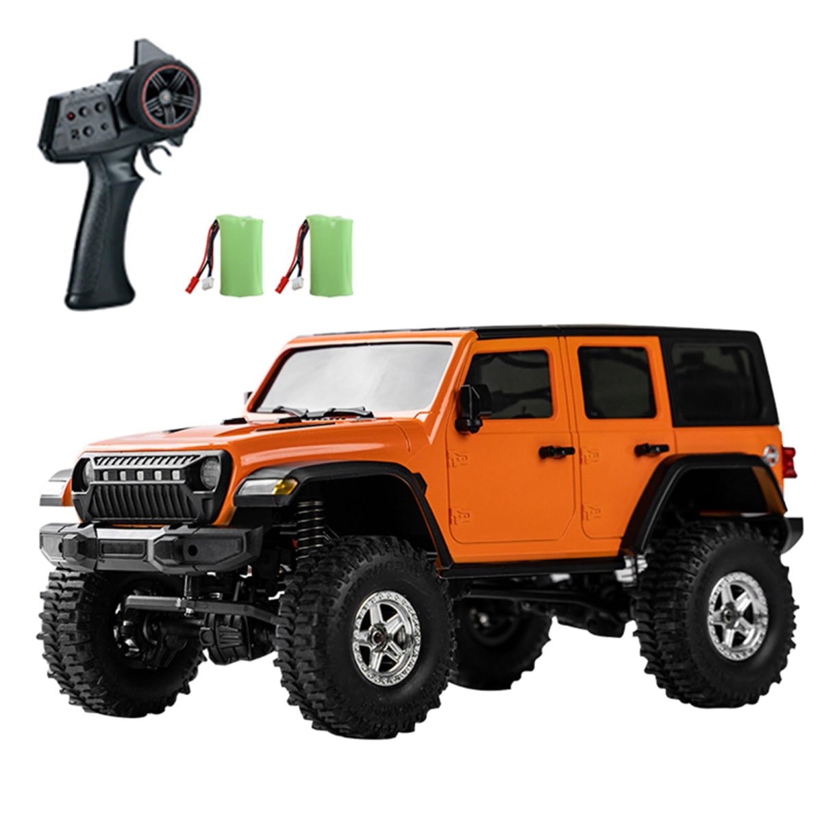 NT85172 GoolRC Remote Control Crawler 4WD Remote Control Truck, D870, 1-18 Scale, Orange