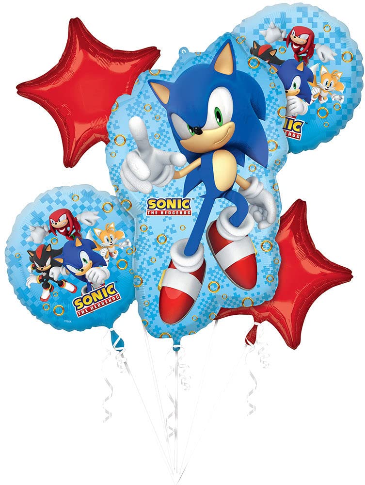 NT85510 Sonic The Hedgehog Bouquet Balloons