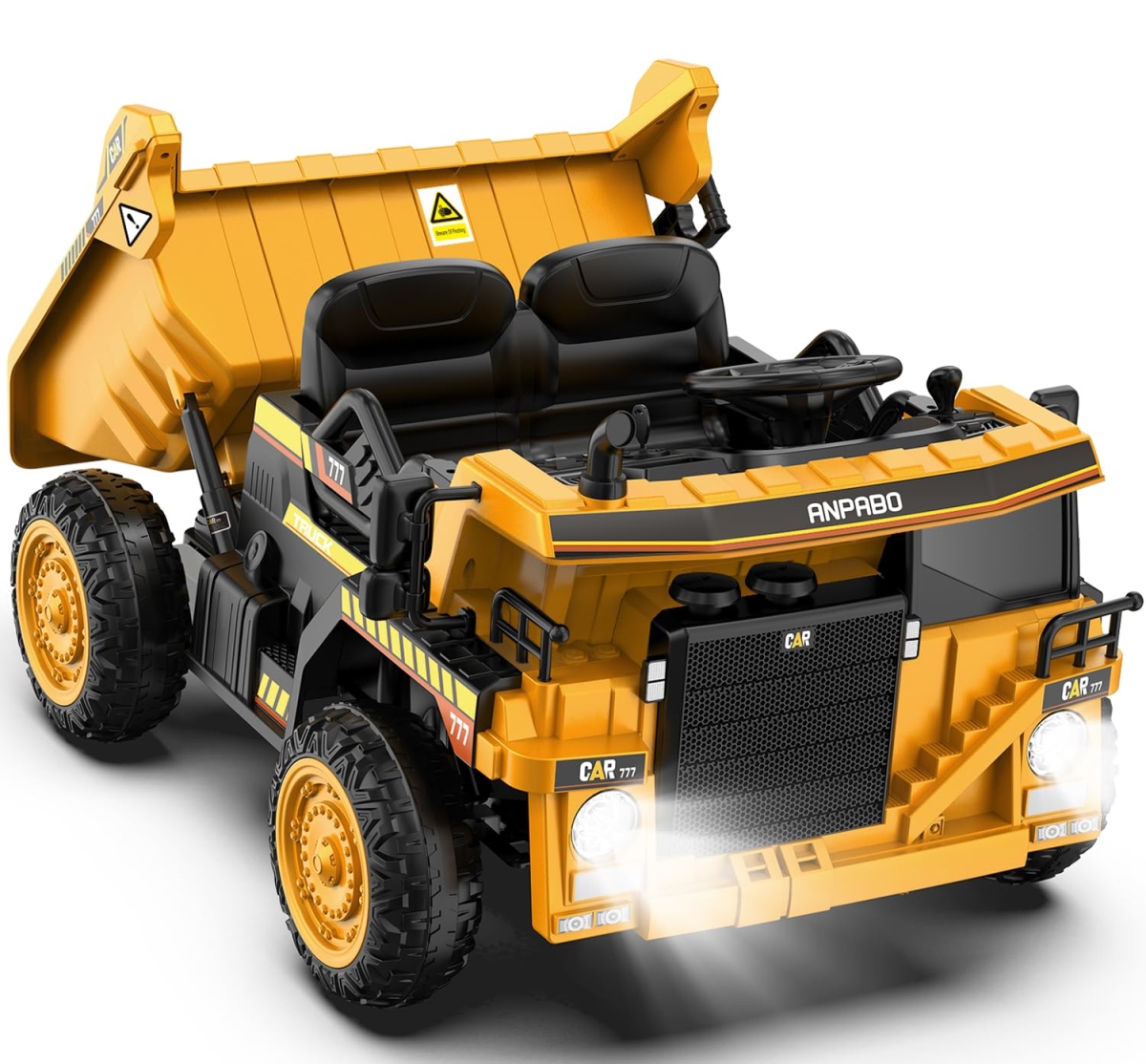 NT85576 ANPABO 12V Ride On Dump Truck with Remote Control & Electric Dump Bed