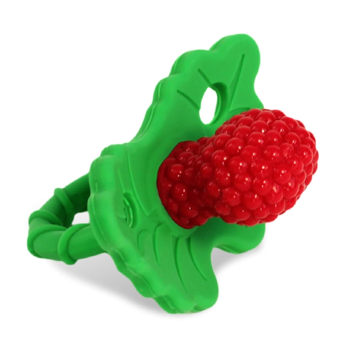 NT85626 RaZbaby Silicone Teether Pacifier, Red