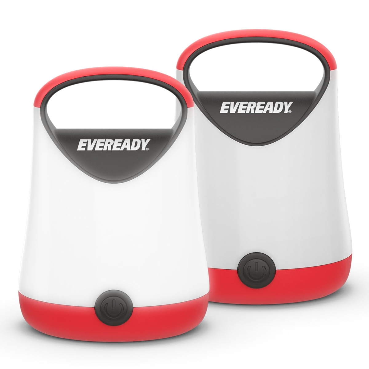 NT85779 Eveready LED Camping Lantern X-250, Super Bright Tent Lights, Red & Black - Pack of 2