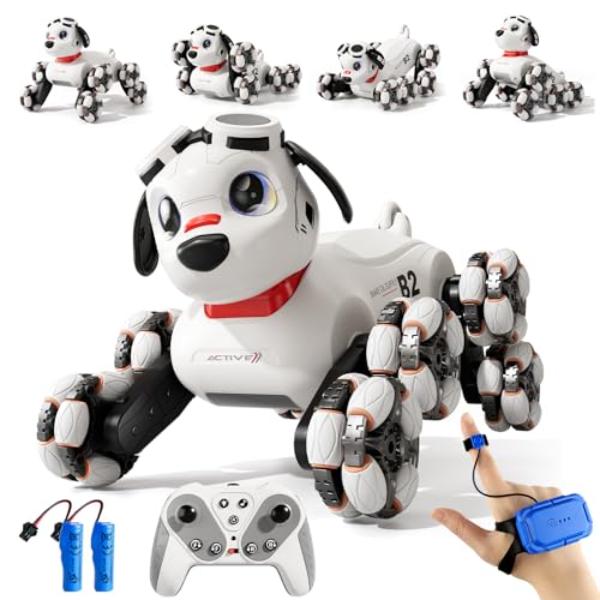 NT85811 Remote Control Robot Dog Toys with Gesture Sensing & Music