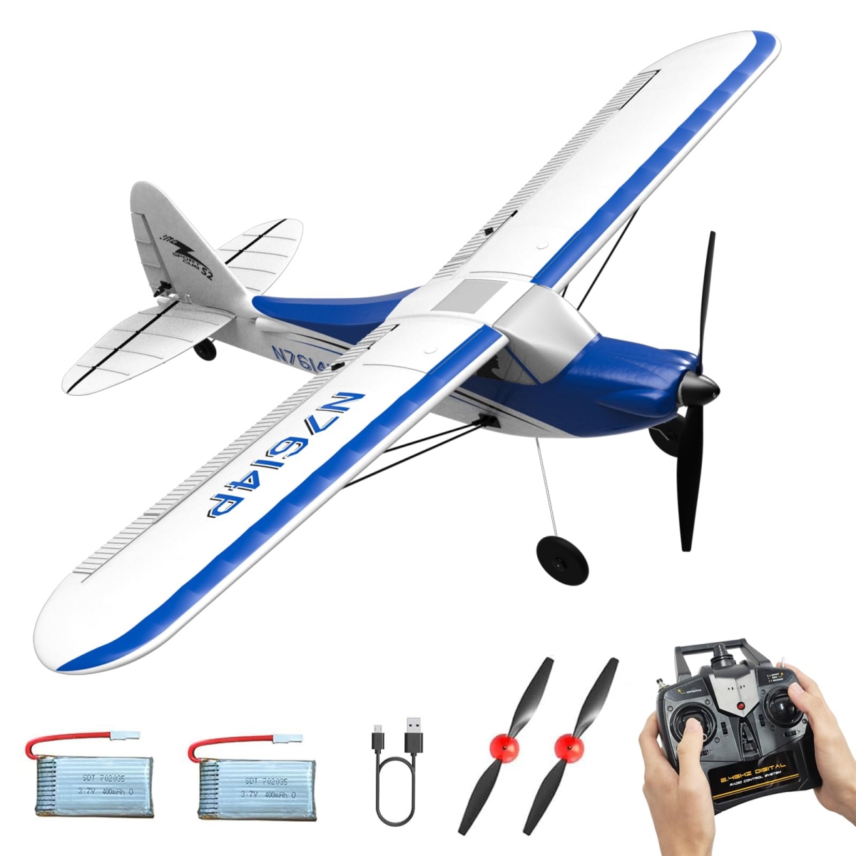 NT86035 Remote Control Plane Sport Cub 500 S2 RTF 4 CH with Gyro Stabilization